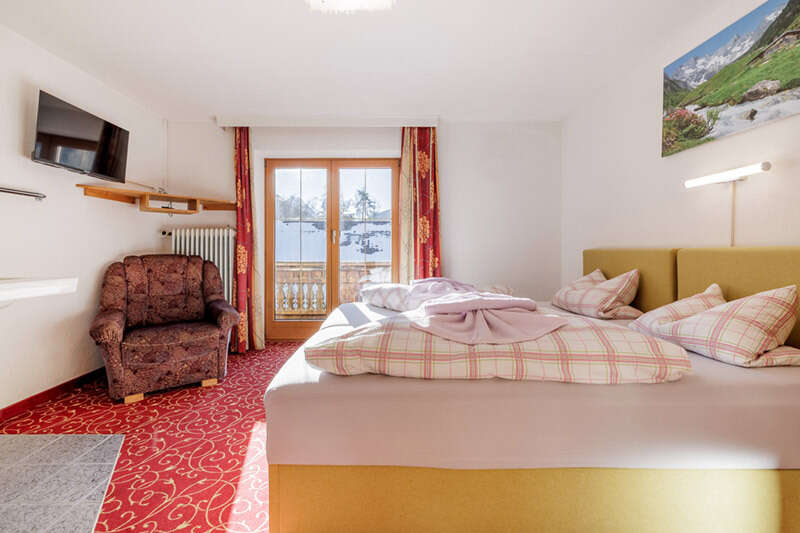 Schlafzimmer im Appartement Top 2